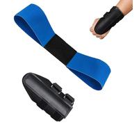 Golf Wrist Correction Trainer & Arm Band Set, Golf Wrist Training Aid, Correct Gesture Training Swing Connection Band, Improve Consistency Connection for Beginners (Blue)