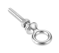 Golfare di sollevamento, 1Pc M6 M8 M10 M12 Bulloni a occhiello di sollevamento in acciaio inossidabile Bulloni a occhiello con dadi e rondelle Set Anello tondo Gancio Bullone Vite(M6x40)