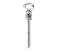 Golfare di sollevamento, 1Pc M6 M8 M10 M12 Bulloni a occhiello di sollevamento in acciaio inossidabile Bulloni a occhiello con dadi e rondelle Set Anello tondo Gancio Bullone Vite(M12x120)