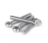 Golfari 1-5 pezzi M5 M6 M8 M10 M12 Bullone di collegamento ad anello in acciaio inossidabile con foro scorrevole for occhiello fisheye(30mm,M8 2PCS)