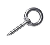 Golfari 10 pezzi 304 acciaio inossidabile anello di sollevamento occhiello pecora ganci ad tondo viti autofilettanti M4 M5 M6 M8(M4X20)