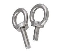 Golfari 2 pezzi M3 M4 M5 M6 M8 M10 M12 Bulloni ad occhiello di sollevamento in acciaio inossidabile 304 Viti anello Bullone(M8 2pcs)