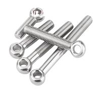 Golfari Bullone ad occhiello in acciaio inossidabile 304, bullone di ancoraggio articolato, 1/2/5 pezzi M5 M6 M8 M10 M12 GB798(80mm,M6 5PCS)