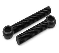 Golfari Bulloni A Occhiello in Acciaio Inox Ganci Golfare Anello Golfare Bulloni A Occhiello 2 Pezzi M22x100 Anello in Acciaio al Carbonio Nero Link Bolt Viti A Occhiello B, One Color, M22x100mm