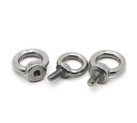 Golfari Di Sollevamento In Acciaio Inossidabile M12 Vite Con Foro For Bullone Ad Anello Rotondo For Carichi Pesanti For Fissaggio Sospeso Golfare Di Sollevamento For Fune Metallica(M12x80mm 1pcs)