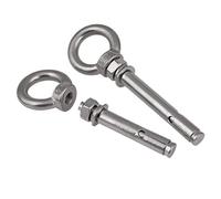 Golfari Vite di espansione in acciaio inossidabile 304 Gancio ad occhiello Bullone Anello oscillante M6 M8 M10-M20 1 pz(150mm,M14)