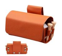 Golfballtaschen - PU-Leder 9,6x6,5x4,5cm | Leicht zugänglicher Golfballhalter with Leichter Schlüsselanhänger für Golfballtaschen, Golftasche für Golfbegeisterte | Outdoor Sport Freizeit
