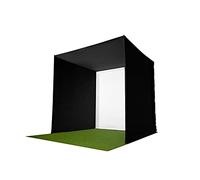GolfBaysUK Custodia per simulatore di Golf, 6 Dimensioni, simulatore di Golf Indoor per Uso Domestico e Commerciale, Include Schermo ad Impatto HD per l'uso con Tutti i Monitor di Lancio del Golf