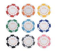 Golff Chip Marker - ABS Premium Discs, Creative Comical Poker Style Badge | Vibranti Kit Token di cimeli Souvenir riutilizzabili per i Giocatori allenano Gli Amici Padri Eventi Round