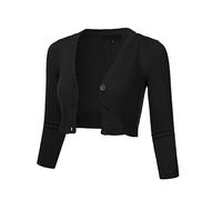 Golfino Donna,Bolero Da Donna In Maglia Corta Scrollata Di Spalle Tinta Unita A Maniche Lunghe Maglione Lavorato A Maglia Cardigan Bottone Autunnale Aperto Davanti Cardigan Donna Elegante Scialle To