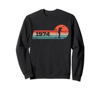 Golfisti Compleanno Nata nel 1974 Palla da Golf Golf Felpa