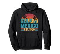 Golfo del Messico Forever Vintage Beach Ocean 1550 Uomo Donna Felpa con Cappuccio