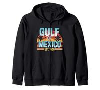 Golfo del Messico Forever Vintage Beach Ocean 1550 Uomo Donna Felpa con Cappuccio
