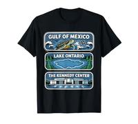 Golfo del Messico Kennedy Center Lake Ontario Canada Geografia Maglietta