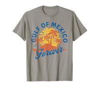 Golfo del Messico per sempre - Sunset Beach Vacation America Humor Maglietta