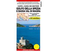 Golfo della Spezia e Bassa Val di Magra. Carta. Guida dei sentieri. 170 sentieri. Scala 1:25.000