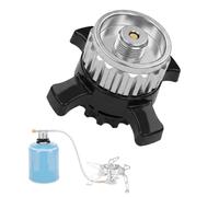 Golgner Adattatore per cartucce di valvola, per cartucce di gas, compatibile con Campingaz CV Easy Clic a valvola a vite EN417, per fornello da campeggio e all'aperto