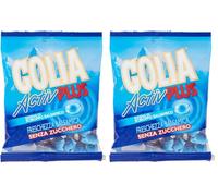 Golia Activ Plus, Caramelle Balsamiche, Freschezza Balsamica, Mentolo e Eucaliptolo, Senza Zucchero, Ripieno di Sciroppo Balsamico, Busta da 90g (Confezione da 2)