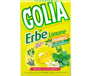 Golia Caramelle alle Erbe Alpine Gusto Limone Senza Zucchero 20 Astucci