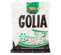 Golia Farfallina, Caramelle Gommose, Gusto Liquirizia, Caramelle Balsamiche, Senza Glutine, Busta da 160g. con Caramelle Monoporzioni, Incartate Singolarmente, da Condividere