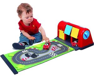 Goliath Bburago Junior Garage Ferrari Roll Away Circuito