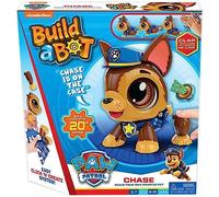 Goliath - Build a Bot - Paw Patrol - Chase - Giocattolo elettronico - da 4 Anni - Il Compagno dei Bambini con la Voce del Famoso Cartone Animato - Assembla Il Tuo Robot e Prende Vita - Voce Inglese