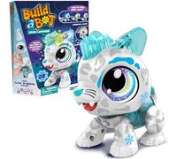 GOLIATH- Robot Kit Animale Costruisci Un Bot Lights Snow Leopard (12L), Multicolore, 928566.006