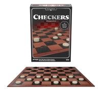 Goliath Dama Checkers - Scacchiera Pieghevole in Legno Ideale dai 6 Anni | Pedine classiche per serate di logica con la famiglia - gioco intramontabile di strategia - per due giocatori