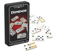 Goliath - DOMINOS - Classico gioco da tavolo per adulti e bambini a partire da 5 anni - 28 domino premium con punti colorati - Gioco di strategia e osservazione - 2 + giocatori - Versione da viaggio