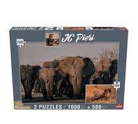 Goliath- Elefanten Collezione JC Pieri-Elefanti (Namibia) e leonci (Tanzanie), Colore Nero, 923186.004