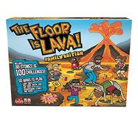 Goliath - Il pavimento è di lava - Edizione per famiglie - Divertente gioco da tavolo - Gioco interattivo per famiglie - 10 giochi - Da 3 giocatori - Da 5 anni in su