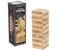 Goliath - JUMBLING TOWER - Torre di equilibrio impilabile in legno - Gioco da tavolo in legno per bambini dai 6 anni - Gioco educativo di abilità e strategia - 48 blocchi - 2 +giocatori