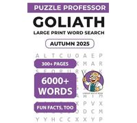 Goliath Large Print Word Search (Puzzle Professor): Autumn 2025
