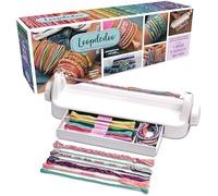 Goliath - LOOPDEDOO FR - Kit di braccialetti dell'amicizia fai da te per bambini dai 8 anni - Moda d'Lavoro in francese - Tessuto rotante facile - 12 fili 100% cotone inclusi - Attività creativa