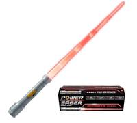 GOLIATH POWER SABER - Rosso Spada laser per bambini e adulti dagli 6 anni in su - Estensibile e retrattile Giocattolo laser luminoso realistico e sicuro - da 30 cm a 89 cm
