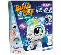 GOLIATH- Robot Kit Animale Costruisci Un Bot Lights Snow Leopard (12L), Multicolore, 928566.006
