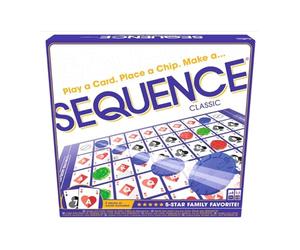 Goliath Sequence - Un Gioco di Carte di Strategia Familiare dai 7 Anni | Allineate 5 pedine per formare una sequenza di suspense - per 2 a 12 giocatori - divertimento assicurato
