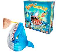 Goliath - SFIDA LO SQUALO - Gioco da Tavolo Interattivo per Bambini dai 4 Anni - Gioco d’Azione e Riflessi - Pesca e Sorprese - Senza Batterie - Regalo Divertente - 2-4 Giocatori - 5 Min