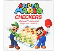 Goliath - SUPER MARIO GIOCO DI DAMA - Classico gioco da tavolo per bambini dai 6 anni in su - Impersonate il vostro eroe Nintendo, Mario o Luigi - Catturate le pedine dell'avversario - 2 giocatori
