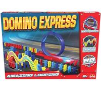 GOLIATH Domino Express Amazing Looping, Domino Gioco Dai 6 Anni, Giochi Da Tavolo per la Famiglia, Favorisce la Motricità Fine e la Coordinazione Occhio-Mano, Domino con Giro 360