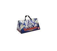 Goliath Triominos Compact - Un Bel Gioco da Tavolo tipo Domino dai 6 Anni | Tessere triangolari numerate per strategia e punti - custodia pratica formato compatto - ideale in ogni occasione