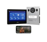 GOLIATH® Videocitofono 2 Fili [SCHERMO DA 7 POLLICI] - Video citofono con telecamere esterne - Kit Videocitofono con Apriporta - Videocitofoni monofamiliare - Antivandalo e impermeabile - Da incasso