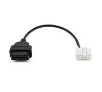 Goliton Adattatore connettore OBD 12 Pin a OBD2 16 Pin compatibile con Tesla Model X/S 2012-2015