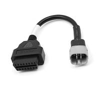Goliton Cavo diagnostico OBD2 OBDII 6 Pin a 16 Pin Adattatore Compatibile con Moto Suzuki