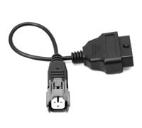 Goliton OBD2 OBDII Adattatore per cavo diagnostico per moto per moto da 16 pin a 3 pin compatibile con il cavo diagnostico marino Yamaha Jet-Boat Mercury Marine