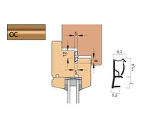 Goll Guarnizione per finestra AFK2037 / collare corto ocra