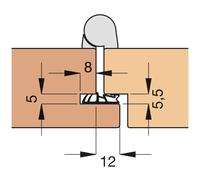 Goll Guarnizione porta A1020 marrone