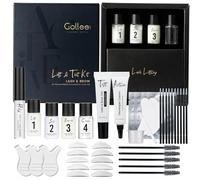 GOLLEE - Kit di sollevamento ciglia 4 in 1 e kit di laminazione per sopracciglia di colore nero kit ciglia e sopracciglia nero kit permanente per ciglia con istruzioni dettagliate e strumenti di comp