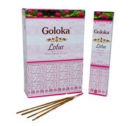Goloka Bastoncini di Incenso Natural Masala Fragrance Temple Lotus...