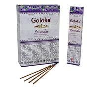 Goloka Lavanda Agarbatti Masala Fragranza Naturale Temple Incenso Stick Box 180g